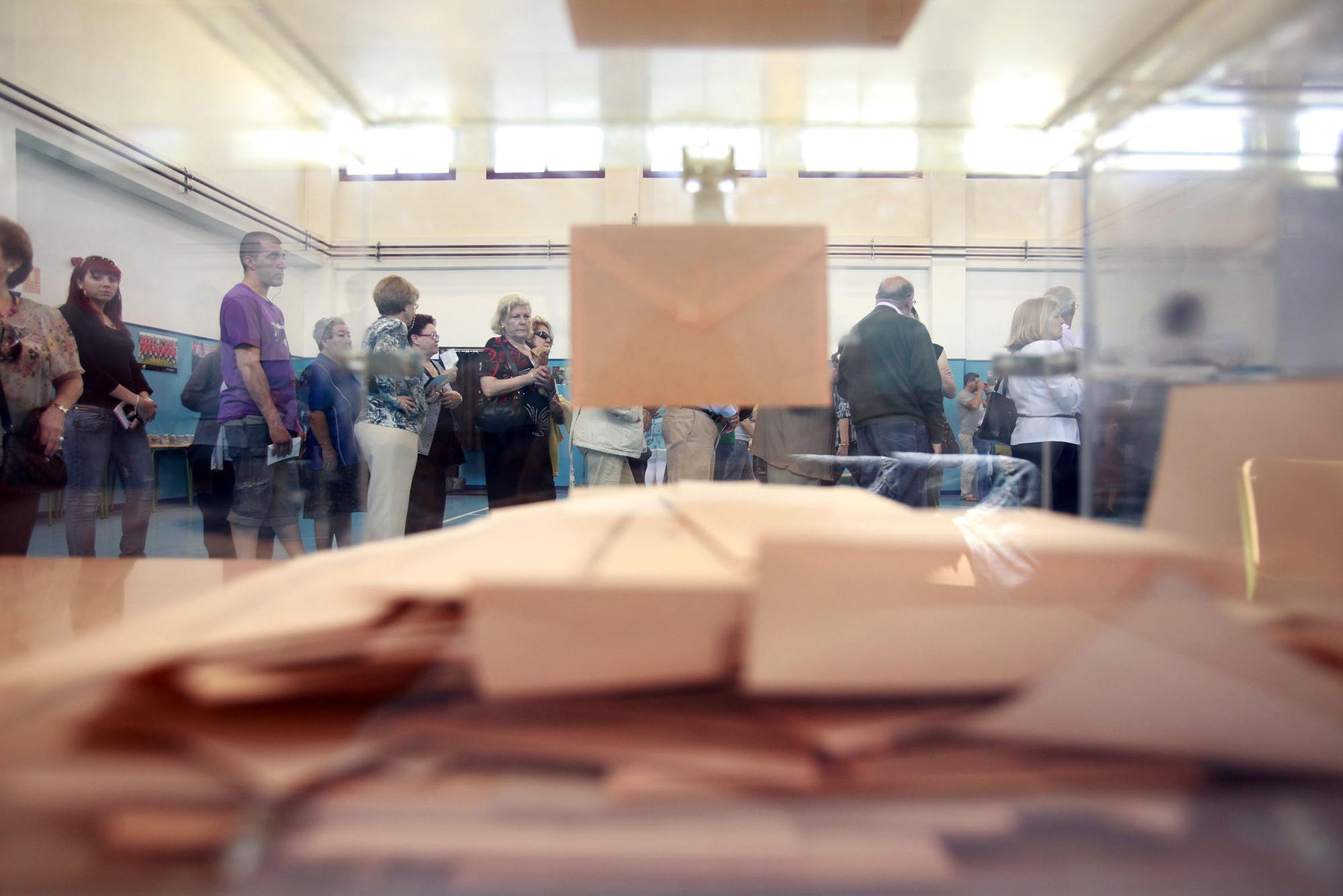 Urna en unas votaciones